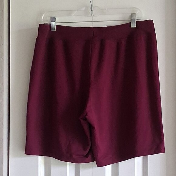 2 Pairs of Athletic Works Cotton/Poly Blend Workout Shorts Women's Size 12/14 - Picture 3 of 16